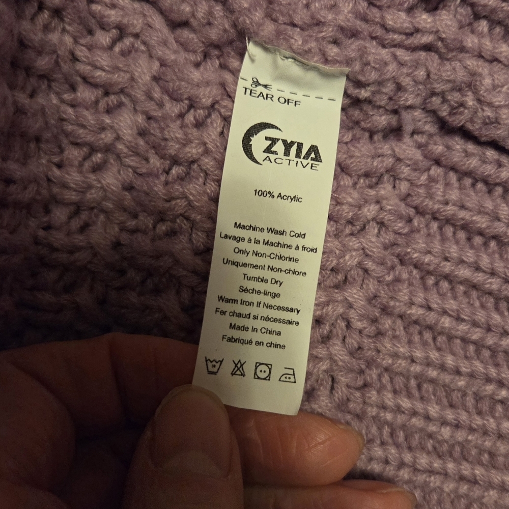 ZYIA Petra Lilac Open Front Cardigan 3X - Picture 7 of 7